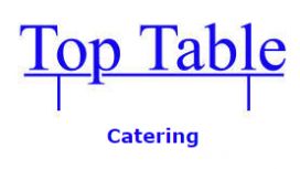 The Top Table Catering